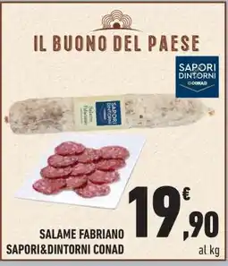 Conad SALAME FABRIANO offerta