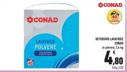 Conad DETERSIVO LAVATRICE CONAD offerta