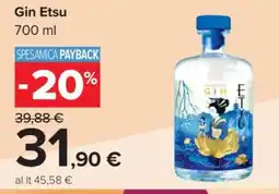 Carrefour Gin Etsu offerta