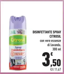 Conad DISINFETTANTE SPRAY CITROSIL offerta