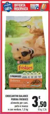 Conad CROCCANTINI BALANCE PURINA FRISKIES offerta