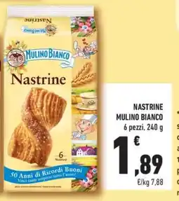 Conad Nastrine Mulino Bianco offerta