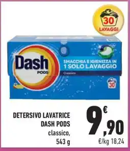 Conad Detersivo lavatrice DASH Pods offerta