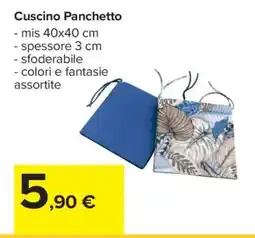 Carrefour Cuscino Panchetto offerta