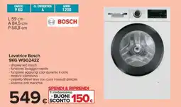 Carrefour Lavatrice Bosch 9KG WGG242Z offerta