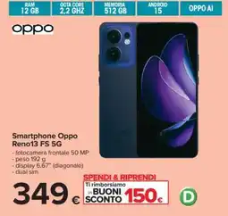 Carrefour Smartphone Oppo Reno13 FS 5G offerta
