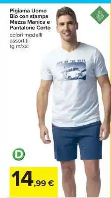 Carrefour Pigiama Uomo Bio offerta