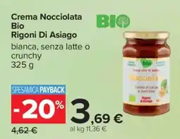 Carrefour Crema Nocciolata Bio Rigoni Di Asiago offerta