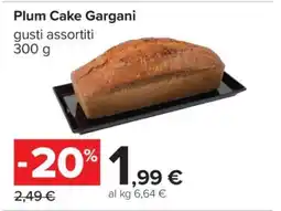 Carrefour Plum Cake Gargani offerta