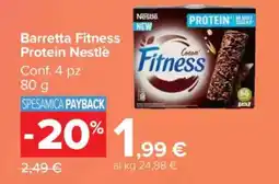 Carrefour Barretta Fitness Protein Nestlé offerta