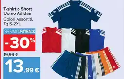Carrefour T-shirt o Short Uomo Adidas offerta
