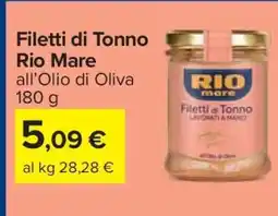 Carrefour FILETTI DI TONNO RIO MARE offerta