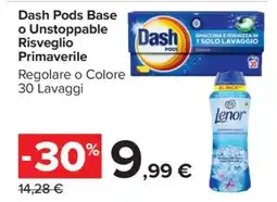 Carrefour Dash Pods Base o Unstoppable Risveglio Primaverile offerta