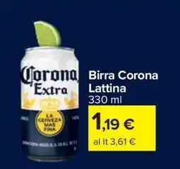 Carrefour Birra Corona Latta offerta