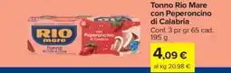 Carrefour Tonno Rio Mare con Peperoncino di Calabria offerta