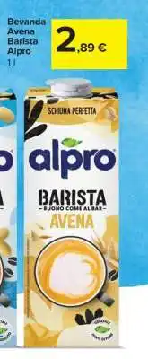 Carrefour Bevanda Avena Barista Alpro 1 l offerta
