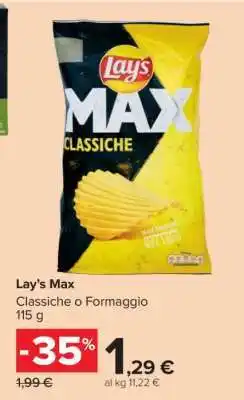 Carrefour Lay’s Max offerta