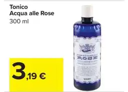 Carrefour Tonico Acqua Alle Rose offerta