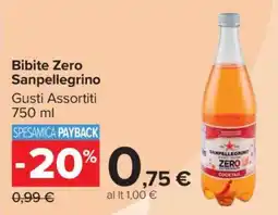Carrefour Bibite Zero Sanpellegrino offerta