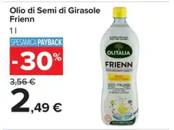 Carrefour Olio di Semi di Girasole Frienn offerta