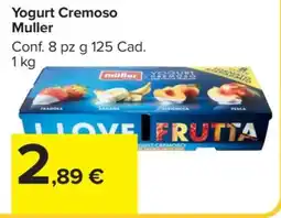 Carrefour Yogurt Cremoso Müller offerta
