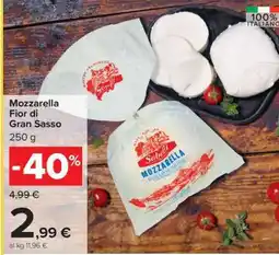 Carrefour Mozzarella Fior di Gran Sasso offerta