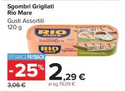 Carrefour Sgombri Grigliati Rio Mare offerta