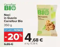 Carrefour Noci in Guscio Carrefour Bio offerta