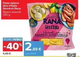 Carrefour Pasta ripiena Giro d’Italia Giovanni Rana offerta
