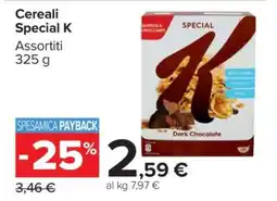 Carrefour Cereali Special K offerta