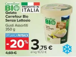 Carrefour Gelato Carrefour Bio Senza Lattosio offerta