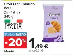 Carrefour Croissant Classico Bauli offerta