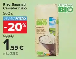 Carrefour Riso Basmati Carrefour Bio offerta