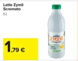 Carrefour Latte Zymil Scremato offerta