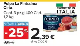 Carrefour Polpa La Finissima Cirio offerta