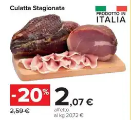 Carrefour Culatta Stagionata offerta