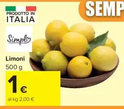 Carrefour Limoni offerta