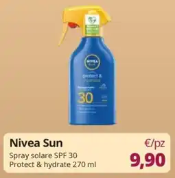 Acqua & Sapone Nivea Sun Spray solare SPF 30 Protect & hydrate offerta