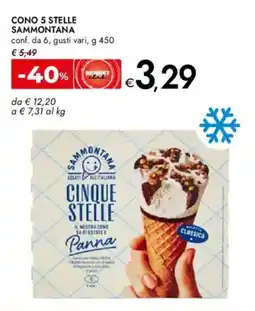 Bennet Cono 5 stelle SAMMONTANA offerta