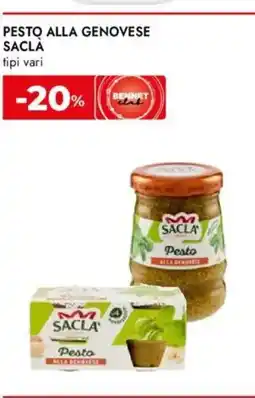 Bennet Pesto alla genovese SACLÀ offerta