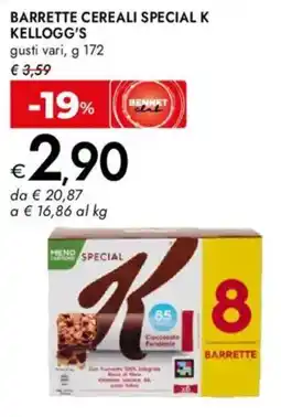 Bennet Barrette cereali special k KELLOGG'S offerta