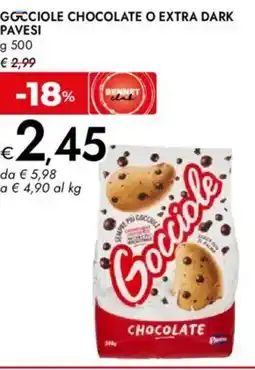 Bennet Ggcciole chocolate o extra dark PAVESI offerta