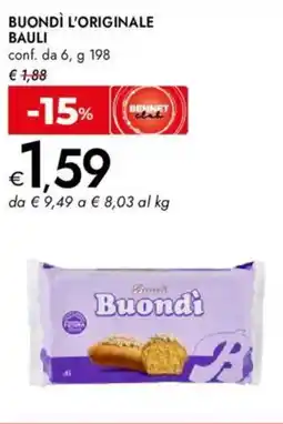 Bennet Buondì l'originale BAULI offerta
