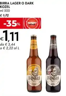 Bennet Birra lager o dark KOZEL offerta
