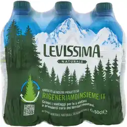 Coop ACQUA MINERALE NATURALE O FRIZZANTE LEVISSIMA offerta