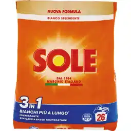 Coop DETERSIVO IN POLVERE PER LAVATRICE SOLE offerta