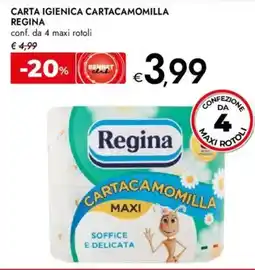 Bennet Carta igienica cartacamomilla REGINA offerta