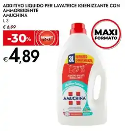 Bennet Additivo liquido per lavatrice igienizzante con ammorbidente AMUCHINA offerta