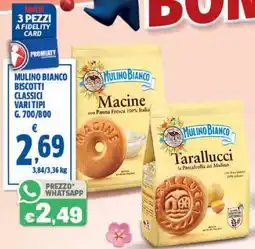 Sigma Mulino bianco biscotti classici vari tipi offerta