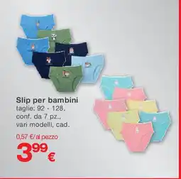 KiK Slip per bambini offerta